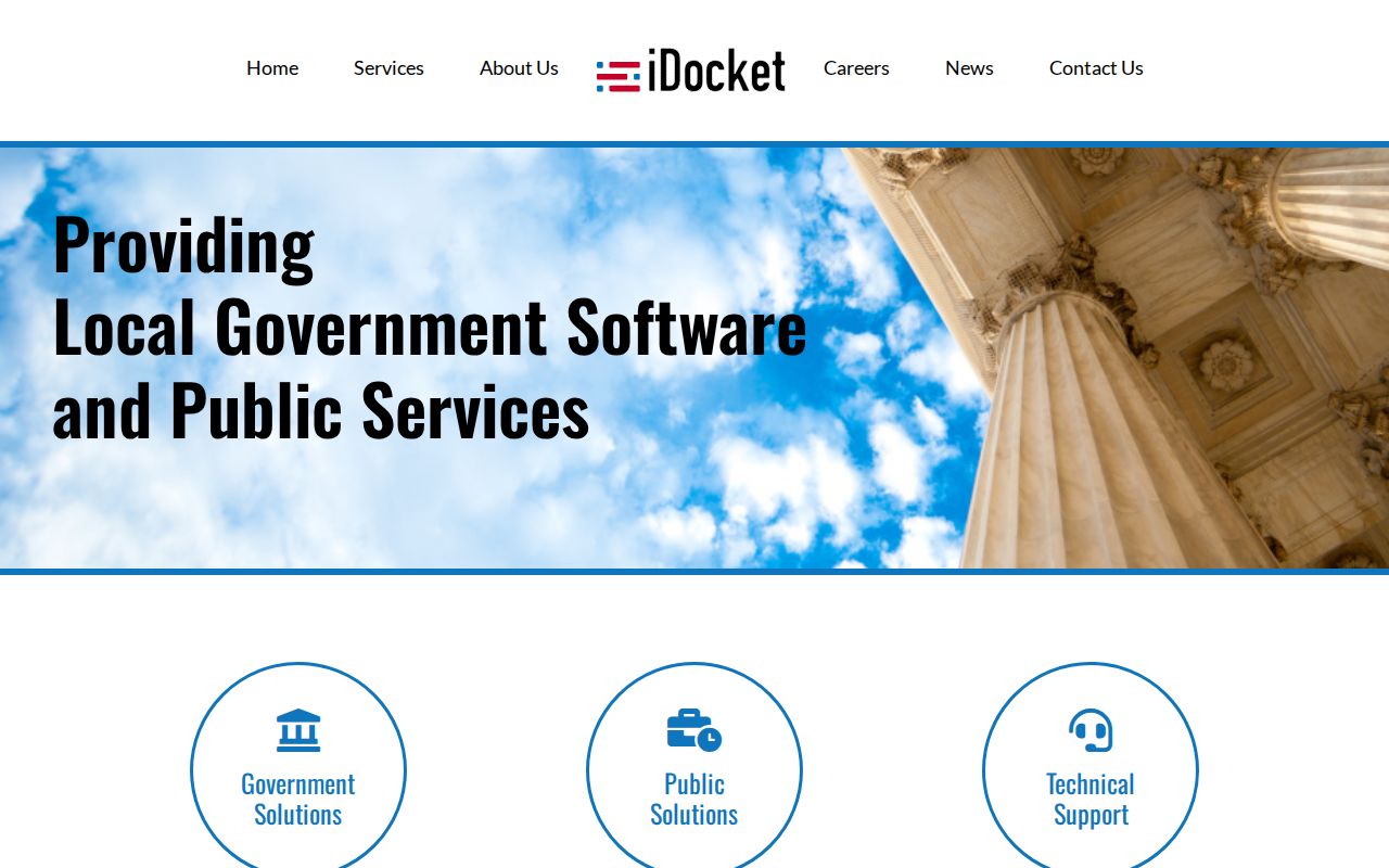 Clay County case lookup through the iDocket simple search