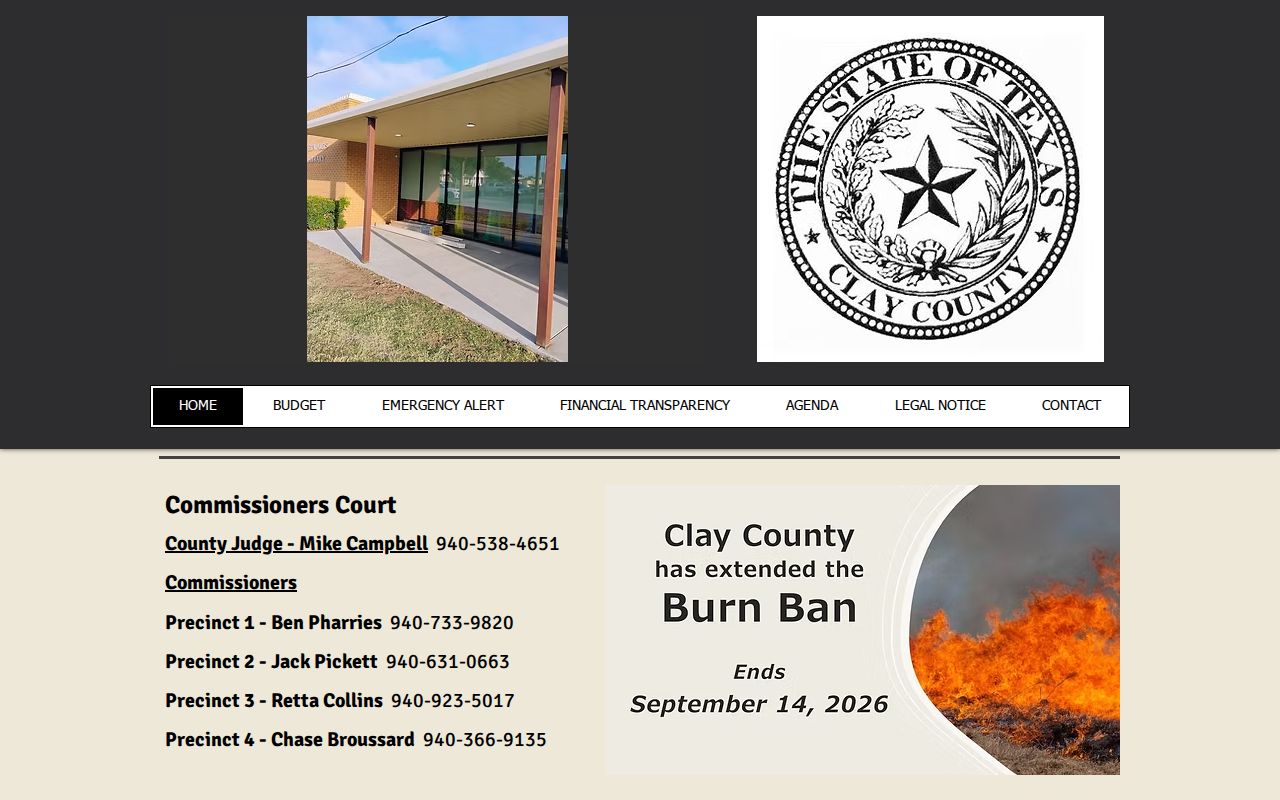 Clay County court docket official county website